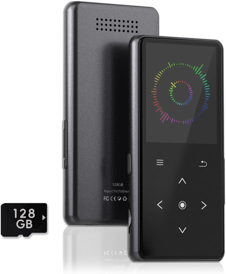 Reproductor MP3 de 128 GB con Bluetooth, reproductor de música port...