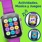 VTech KidiZoom Smartwatch DX4 - Reloj inteligente, morado