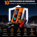 Arrancador de Batería para Auto - 5000A 12V Caja de Arranque Portátil de Litio