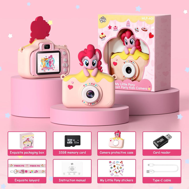 My Little Pony Hasbro - Cámara digital para niños de 3 a 12 años, c...