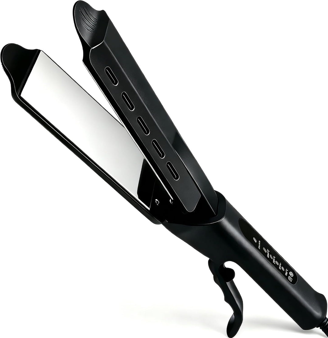 Plancha de pelo ampliada, plancha plana especial de salón, herramie...