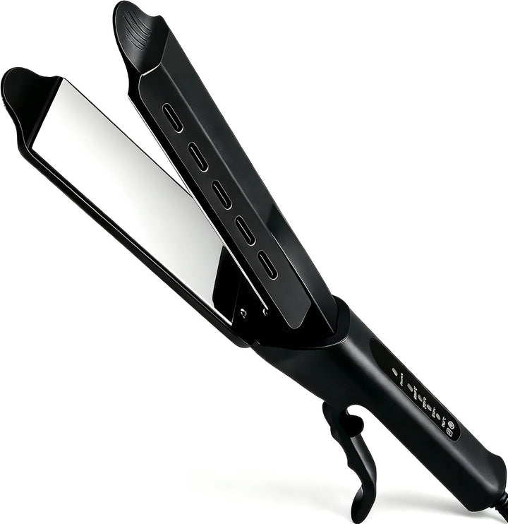 Plancha de pelo ampliada, plancha plana especial de salón, herramie...