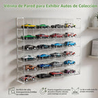 Vitrina acrílica para almacenamiento de ruedas calientes escala 1/64