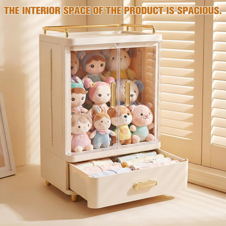 Armario plegable para muñecas con soporte compatible con Labubu, 10...