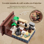 PANTASY Juego de molinillo de café vintage con manivela para adultos