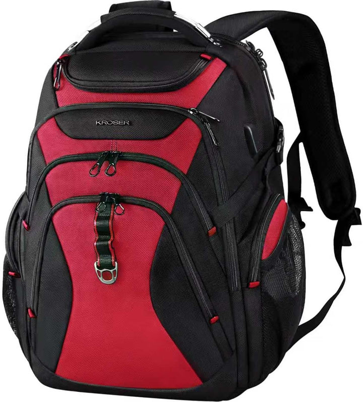 KROSER Mochila de viaje para laptop, 17,3 pulg., Moderno