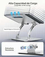 Nulaxy Soporte para portátil totalmente ajustable para escritorio,...