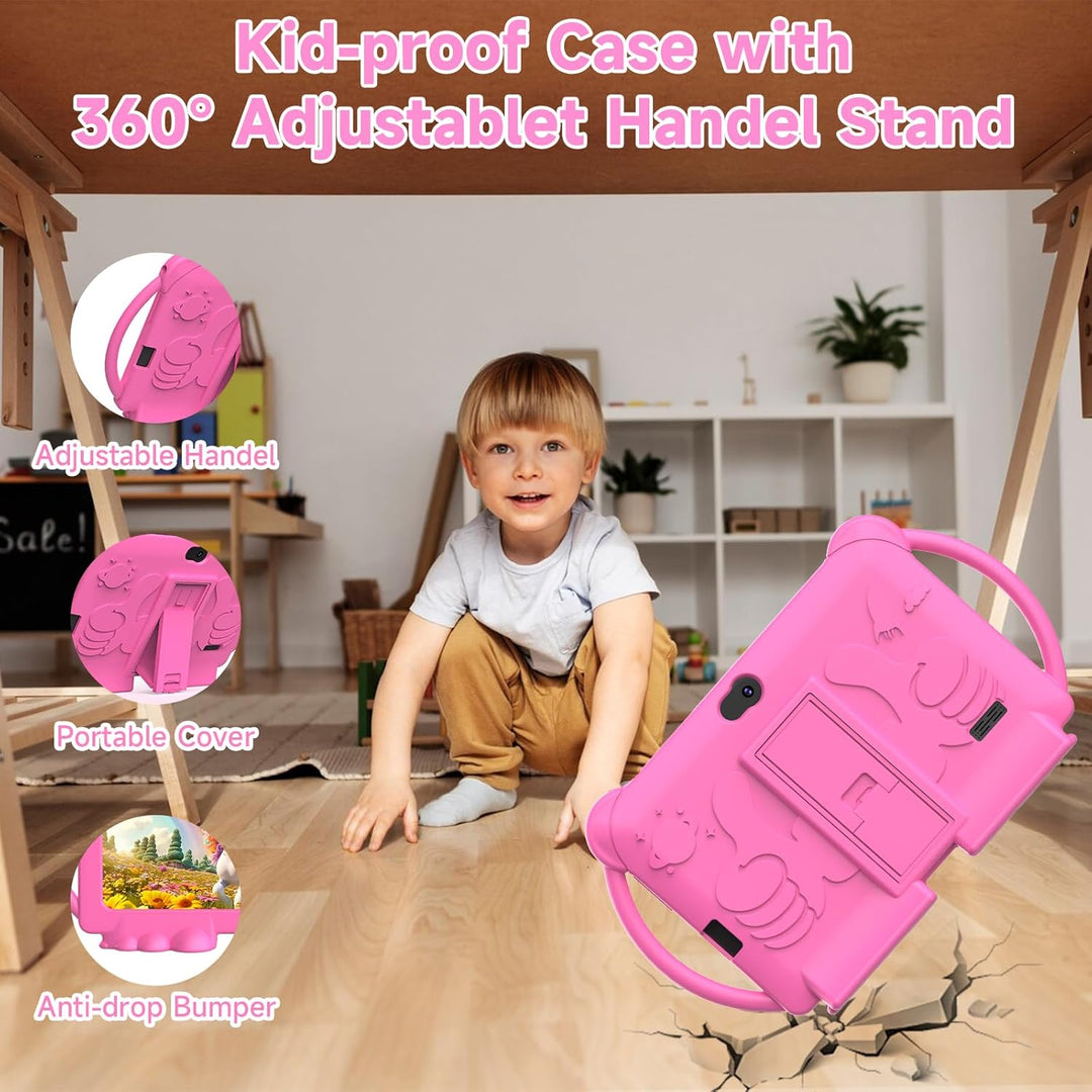 RUIQIAI Tablet 2025 para niños, tablet Android 12 para niños de 7 p...