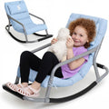 Special Supplies Mecedora sensorial para niños, cómoda mecedora para niños, silla de suelo versátil con tela suave y estabilidad para sala de juegos, dormitorio o guardería (a partir de 3 años) (azul)