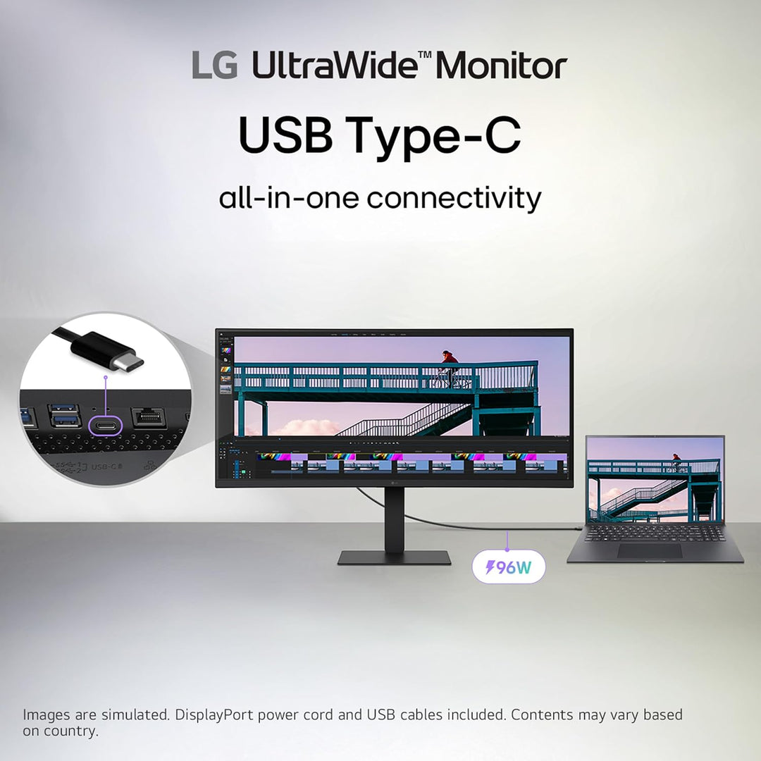 LG 34U650A-B 34 pulgadas UltraWide WQHD (3440 x 1440) IPS Monitor d...