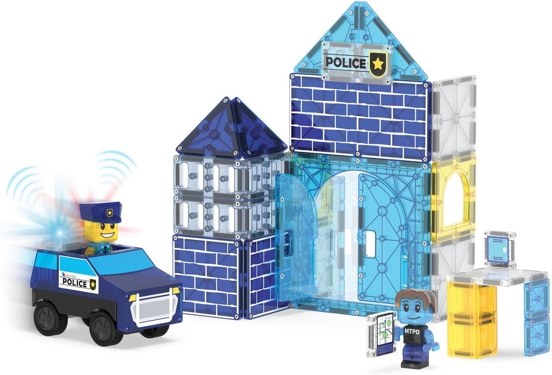 MAGNA-TILES Juego de construcción magnética de 35 piezas