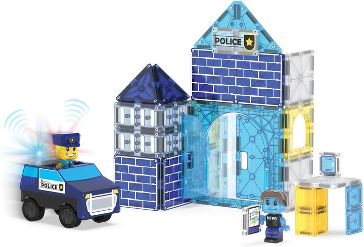 MAGNA-TILES Juego de construcción magnética de 35 piezas