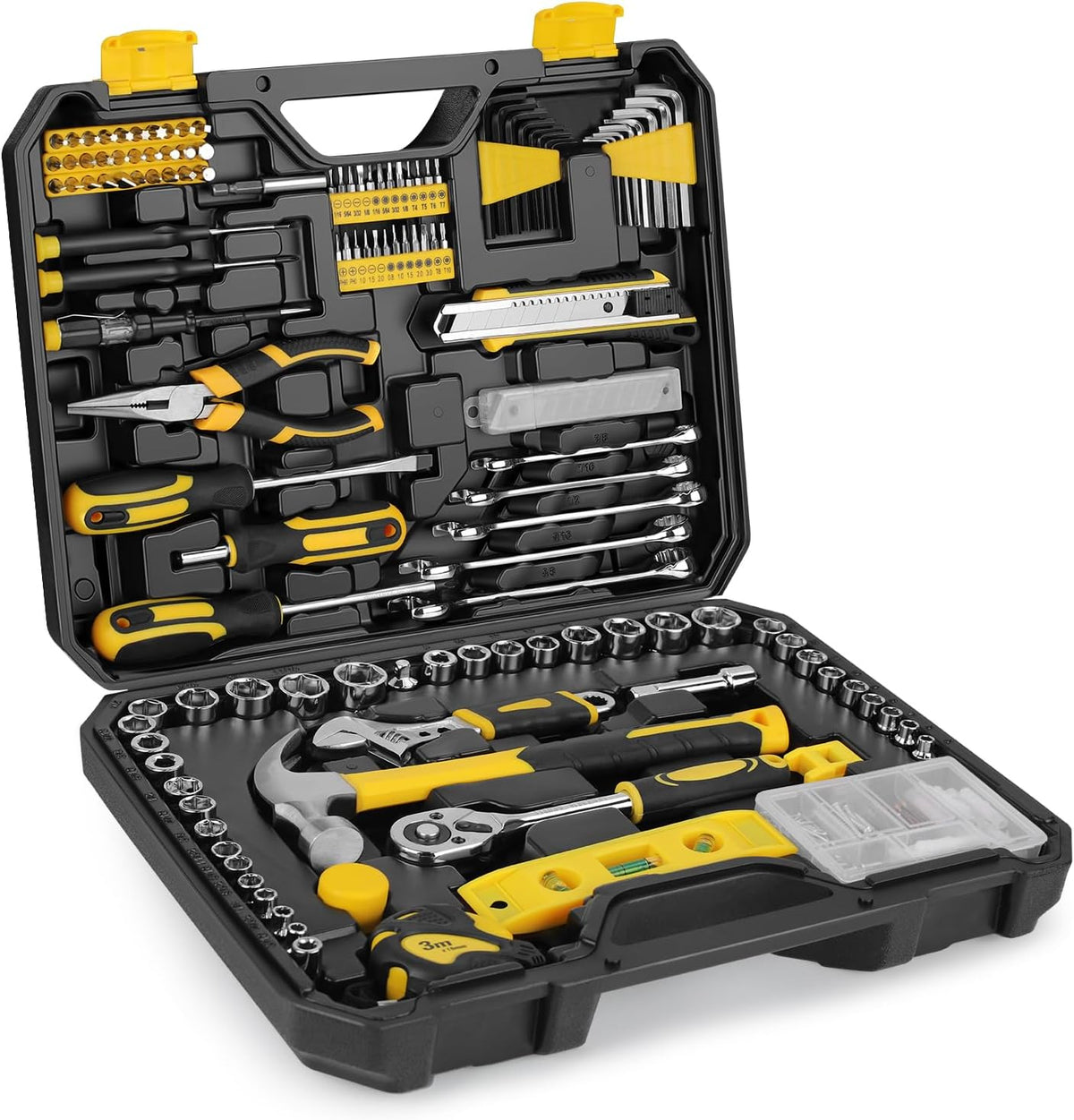 Juego de herramientas de 248 piezas - Kit de herramientas manuales...