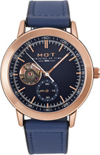M.O.T Reloj automático de selección, 1.535 in, unisex, esfera de corazón abierto, movimiento automático, fondo de caja inoxidable, resistente al agua 3ATM, Ministry of Time