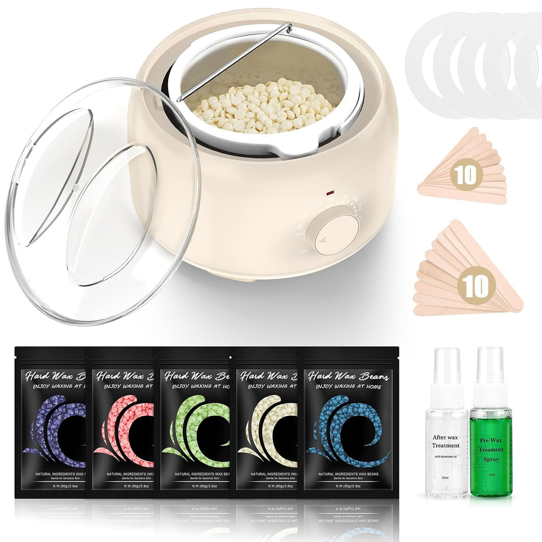 TIKESI Kit de depilación \u2013 Calentador de cera para depilación,...