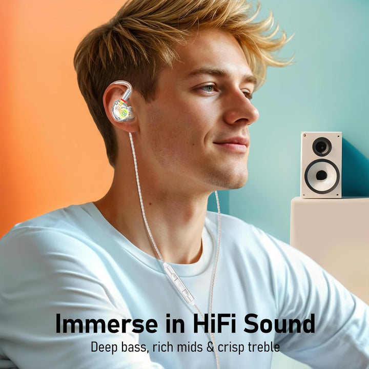 Vibes 202 - Auriculares con cable - Auriculares HiFi in Ear Monitor...