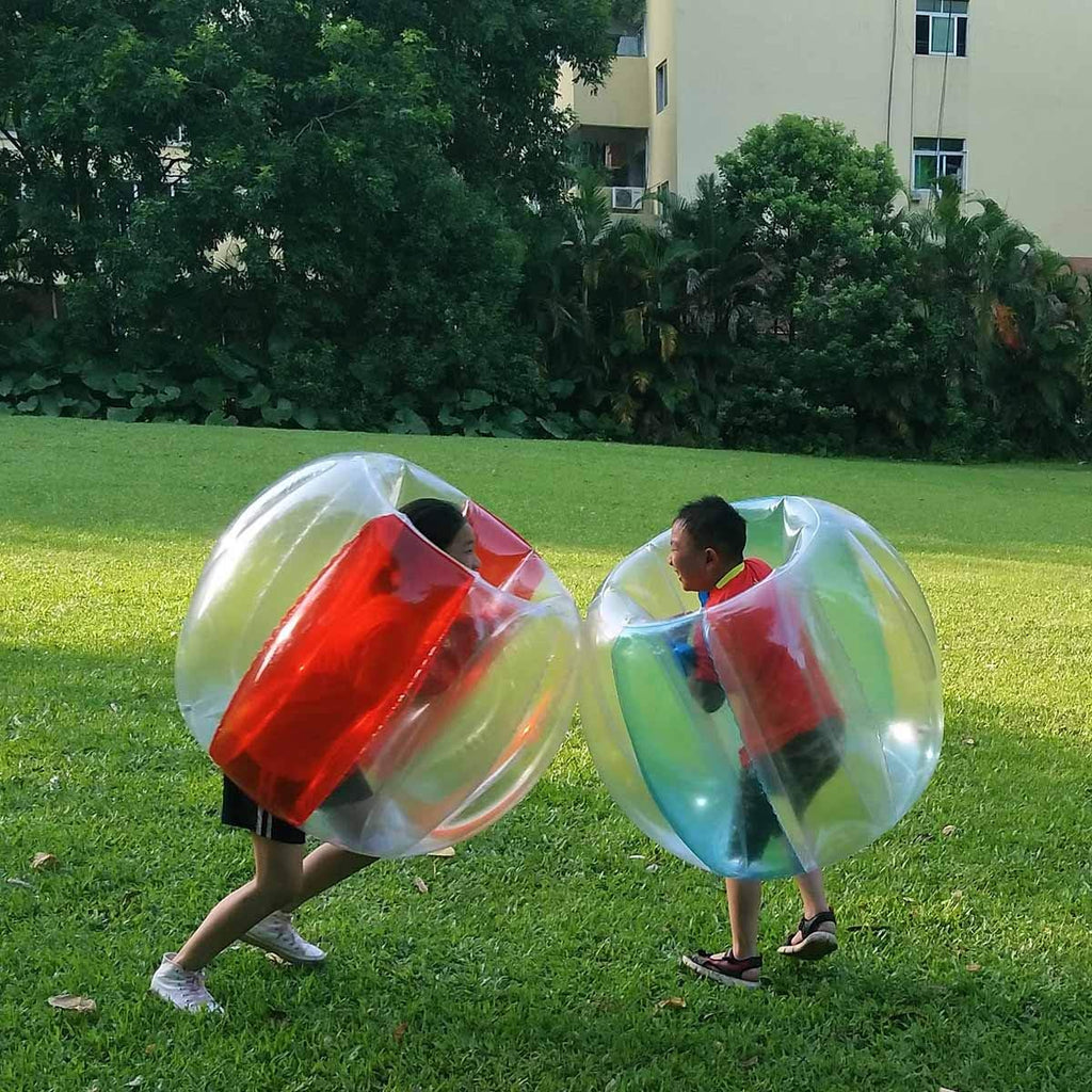 ZHUYNXIR 2 PC Bola Sumo para Niños, Bolas de Parachoques Hinchables para Niños, Bola Sumo para Niños, Bola de Juego de Césped para Niños al Aire Libre para Juego de Equipos para +3 Años (36 pulgadas