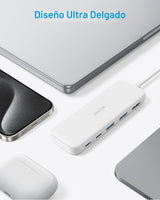 Anker Hub USB C, divisor USBC a HDMI 5 en 1 con pantalla 4K, 1 puer...