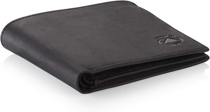Stealth Mode Billetera de cuero para hombre. Billetera con RFID + 8...