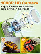 Cazador de insectos para niños con microscopio, kit para capturar insectos - Color verde esmeralda