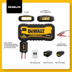 DeWalt DXAELJ16 Arrancador de Batería de 1600 Amperios Pico Reforzador de Batería con Estación de Energía USB