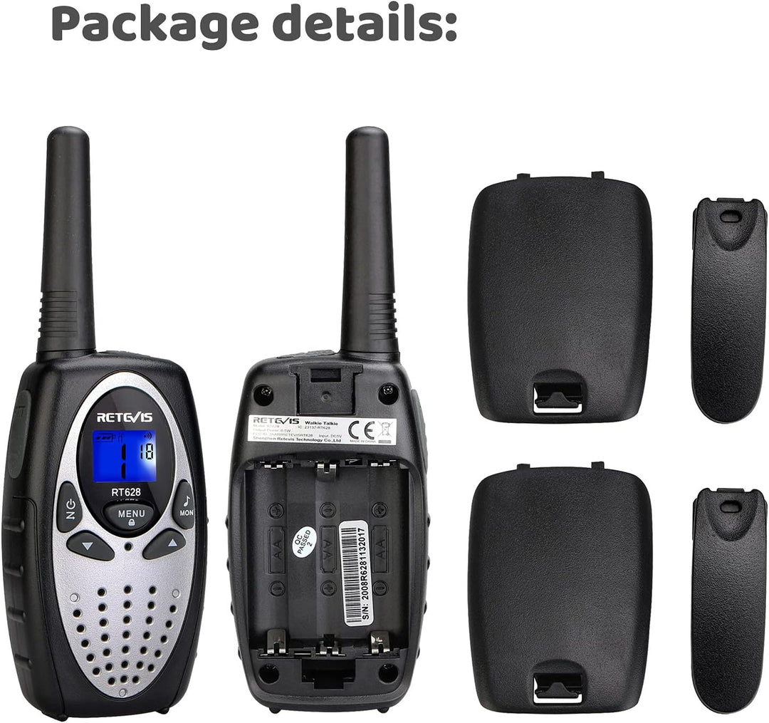 Retevis RT628 Walkie Talkies para niños, regalos de juguete para ni...