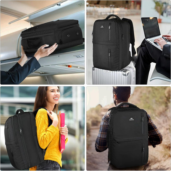 MATEIN - Mochila extra grande de 45L para viajes con laptop, mochil...
