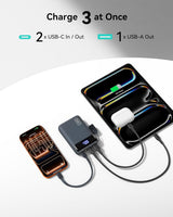 INIU Cargador portátil, banco de energía pequeño de 20000 mAh, carg...