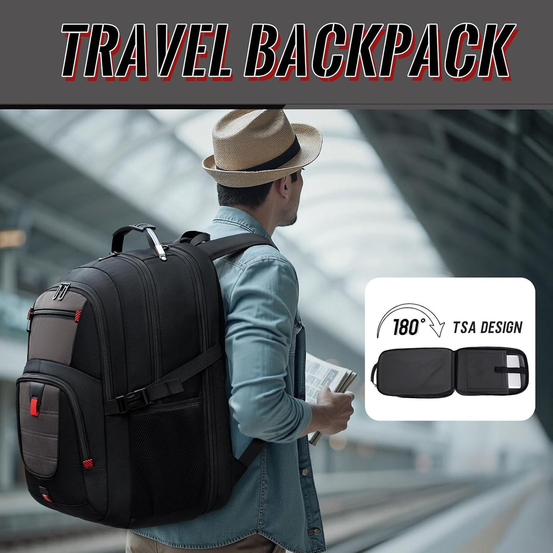 JARWAM Mochila para laptop de negocios con garantía de por vida, mo...