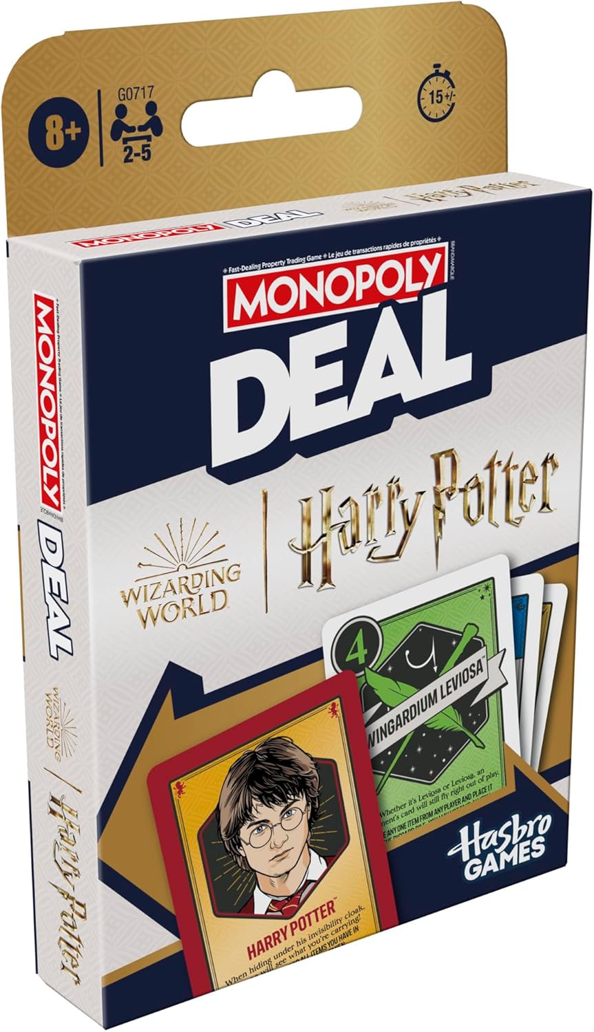 Monopoly Deal Juego de cartas de Harry Potter Juegos