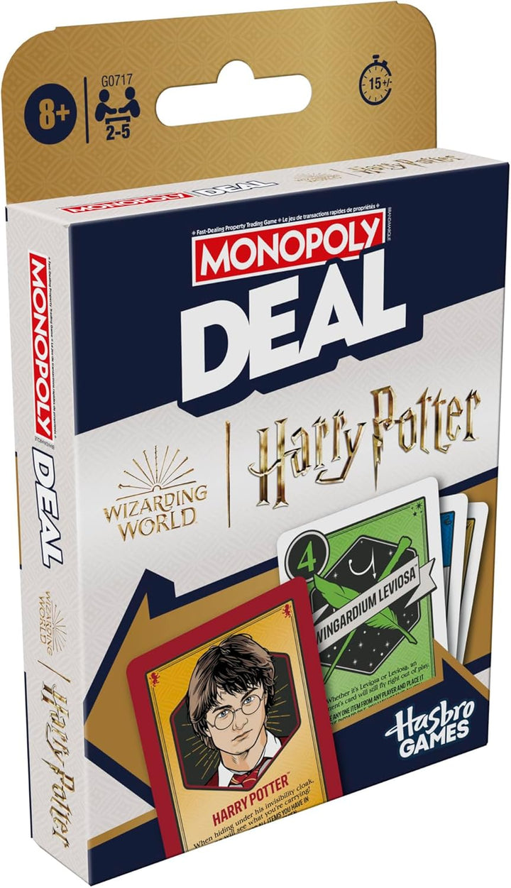 Monopoly Deal Juego de cartas de Harry Potter Juegos