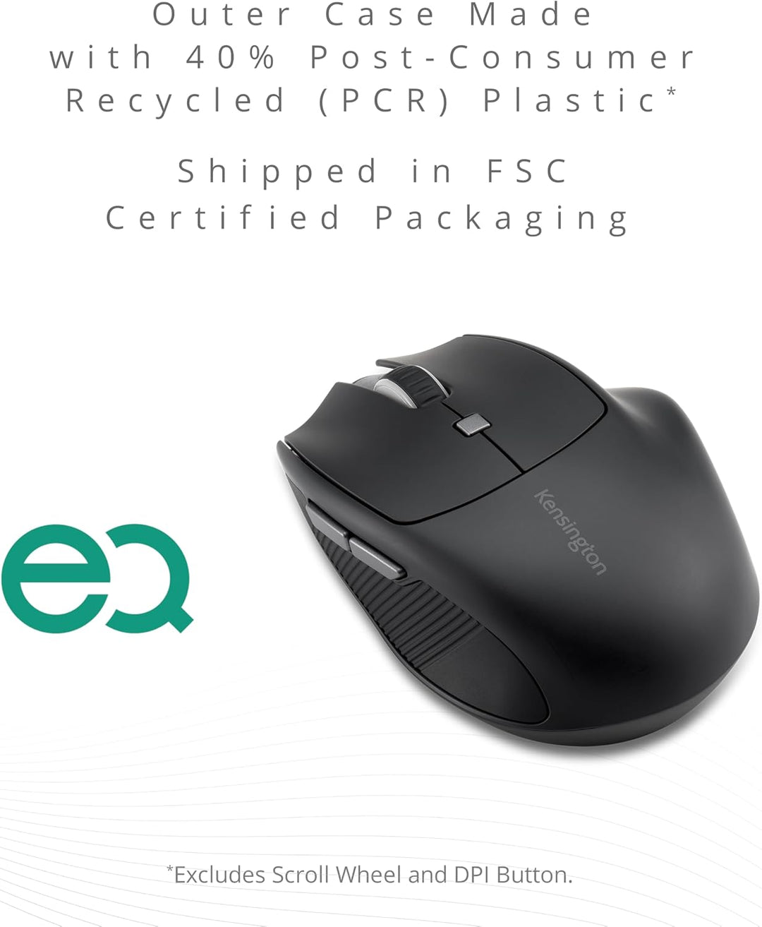 Kensington Ratón inalámbrico, Pro Fit Ergo MY435 EQ, mouse recargab...