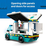 LEGO Juguete de ambulancia de emergencia urbana Juguete