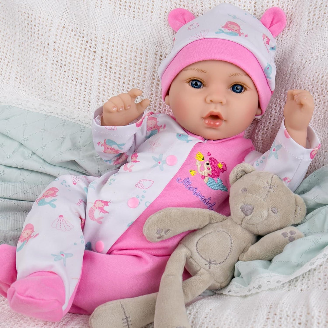 Aori Reborn Muñecas de bebé niña realistas de 18 pulgadas - Muñecas...