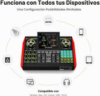 TENLAMP G10 Creator Audio Mixer Bundle con micrófono para streaming