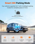 Vantrue N4 Pro S 4K Cámara de tablero de 3 canales, triple cámara STARVIS 2