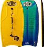 MOREY® Tabla Boogie. Mach 12 MDS, bodyboard de 42.5 pulgadas. Tablas de cuerpo de velocidad dinámica para playa, para todos los niveles de habilidad, cuerda de fibra de vidrio integrada, con correa de