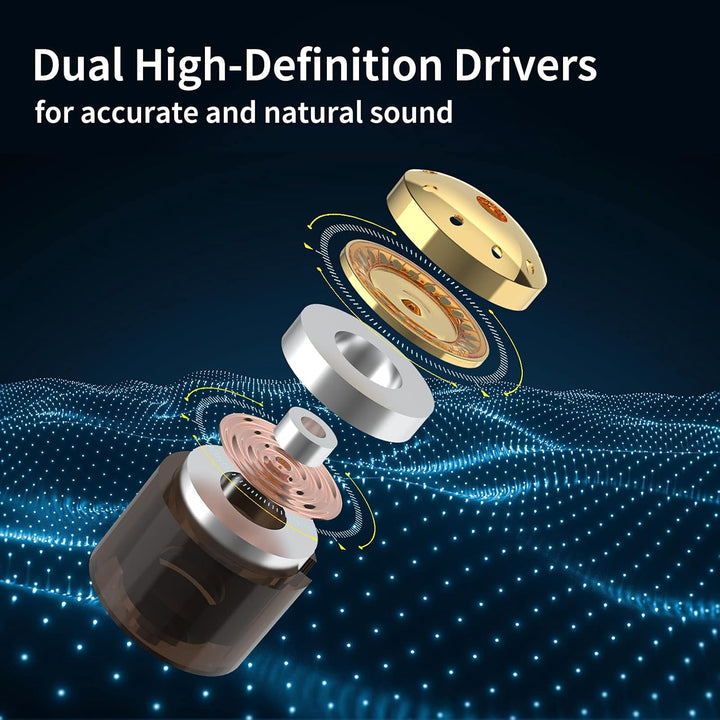 BASN Auriculares profesionales intrauditivos con monitor para canta...