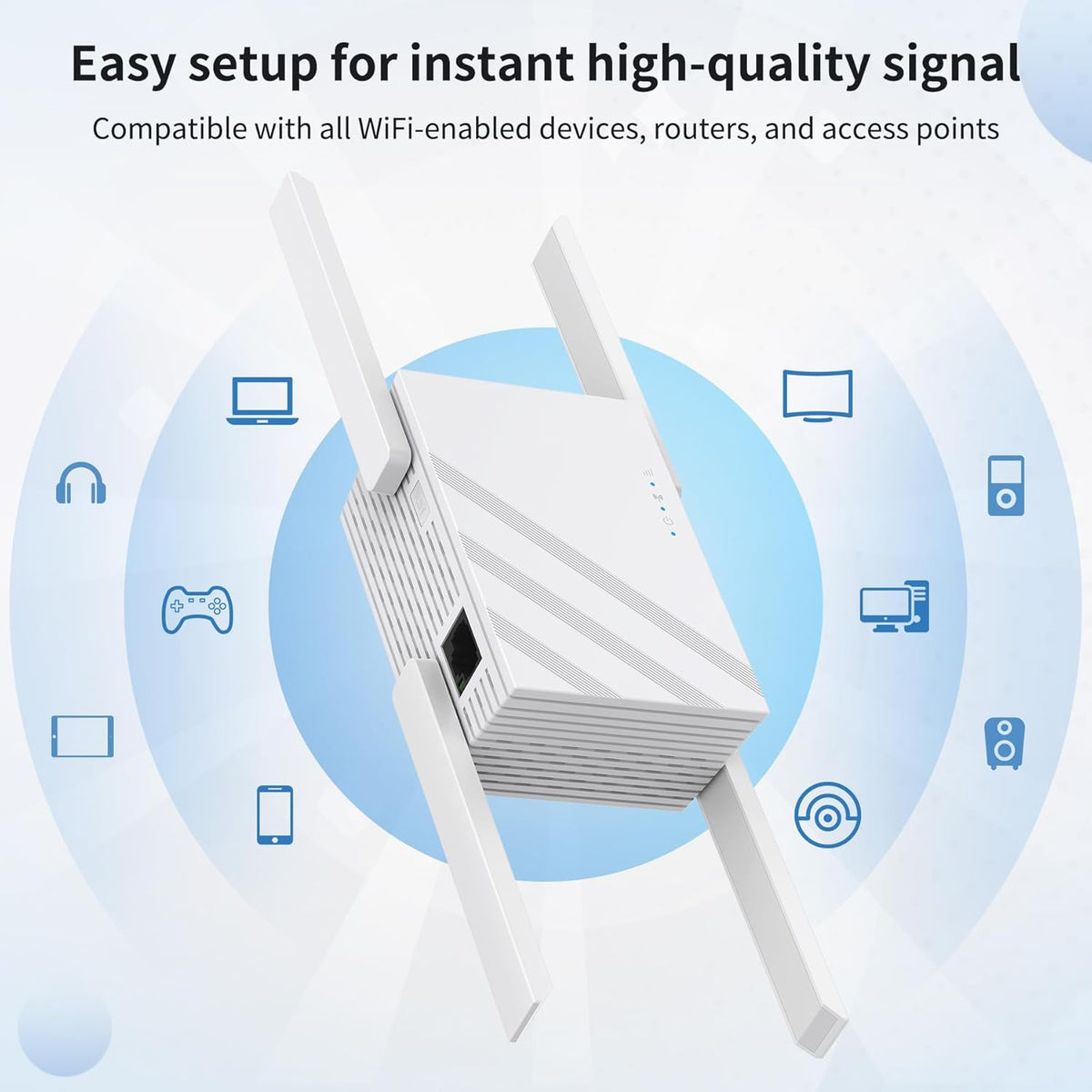 Extensor de Señal WiFi Repetidor WiFi de Banda Dual