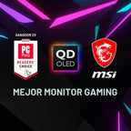 msi MAG 272QP QD-OLED X24 Monitor de juegos WQHD de 27 pulgadas, pa...