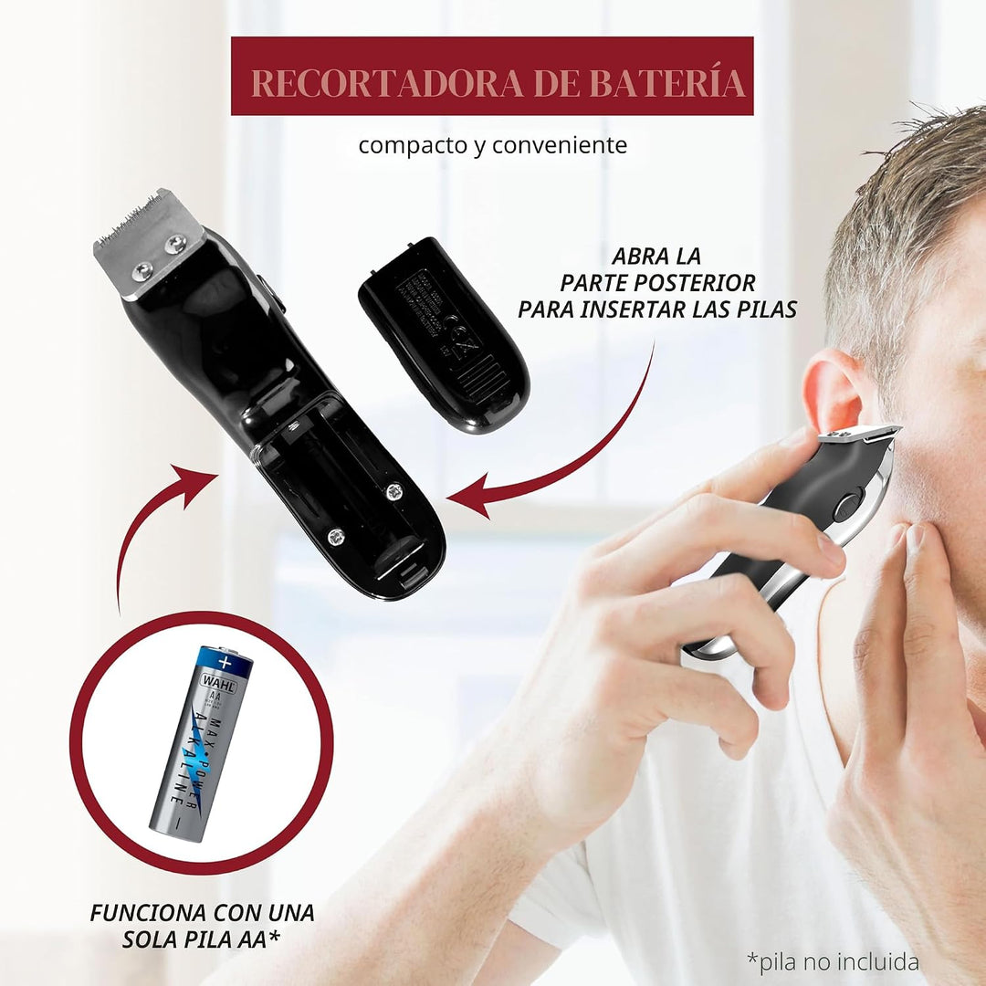 Wahl - Cortadora de pelo inalámbrica Chrome Pro para hombres y comb...