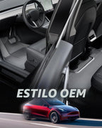 TAPTES Alfombrillas de piso para Tesla Model 3, de alta calidad, antideslizantes, impermeables, para todo tipo de clima, accesorios para el interior del automóvil, compatibles con el modelo 3 2023 2022 2021 2020 2019 2018 2017 (3 piezas para 2017-2023)