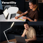 Lámpara Lámpara LED de escritorio para oficina en casa, diseño suave con