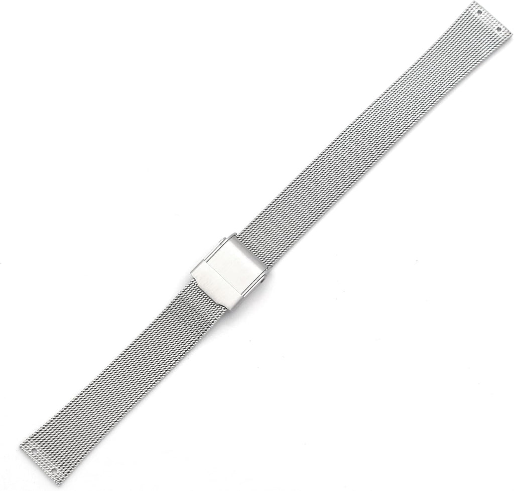 THEAGE Correa de reloj de 0.551 in que atornilla el reemplazo de la correa de reloj de acero inoxidable para Skagen