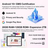 CUPEISI Tablet Android 15 de 10 pulgadas, 20 GB de RAM+128 GB de RO...