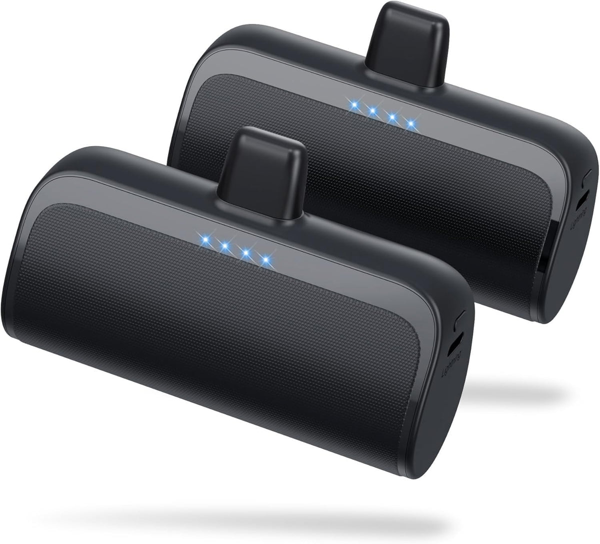 [Paquete de 2] Mini cargador portátil para iPhone, cargador de bate...