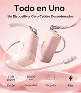 TORRAS Cargador portátil de 10000 mAh, cargador de energía de carga...
