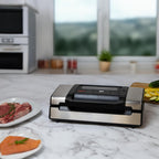 Envasadora de alimentos al vacío Nesco VS-01 - De color blanco, Plateado