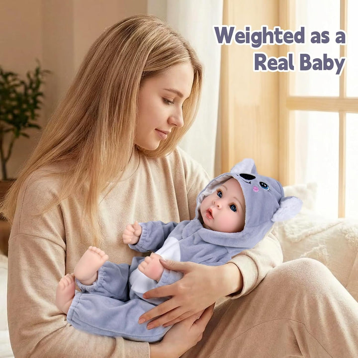 Aori Muñecas de bebé de 17 pulgadas, muñeca de bebé de la vida real...