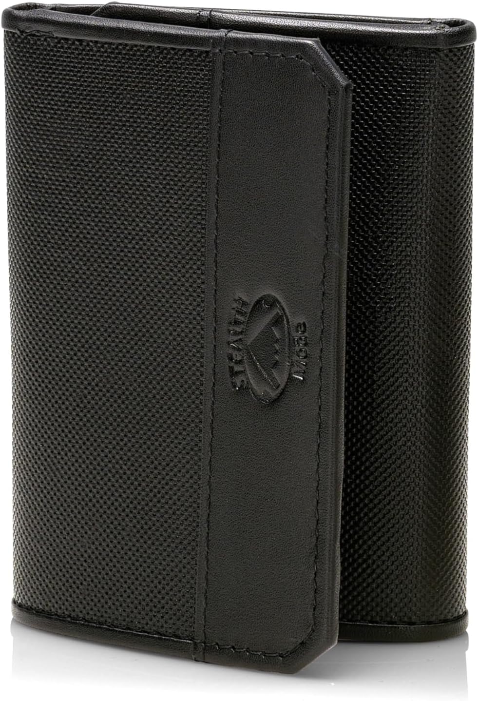 Stealth Mode Billetera triple de piel con bloqueo RFID para hombre,...
